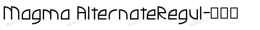 Magma AlternateRegul字体转换
